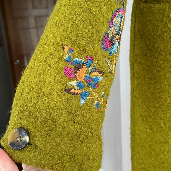 Sundance Wool blend fairy whimsical peacoat - Picture 3 of 14